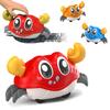 Inertial Crawling Crab Pet Baby Sensory Toy Development Cartoon Cute Toddler Interactive Montessori Walking Toy Gift 1 2 3 Years