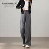 Mark Fairwhale Women's High-Waist Straight-Leg Casual Trousers