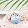 Door Key Silicone Charm Car Key Lucky Cat Keychains Pendant Bag Decoration Maneki Neko Keyrings