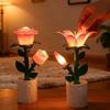 Desktop Table Lamp Gift Tulip Nightlight Ornament Bedside Lamp  Bedroom