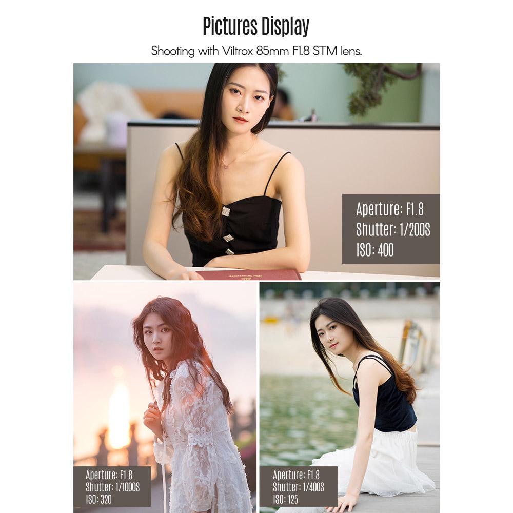 Объектив Viltrox 85mm F1.8 STM Pro AF с автофокусировкой для Sony A6500 A6300 с байонетом E
