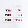 YKPSC1 New 3d ABS Chrome Black Logo TSI Emblem Letters Car Trunk Badge For VW car 4 5 6 7 TSI Sticker Accessories