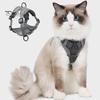 Шлейка и поводок для кошек, куртка со светоотражающими полосками, дышащий регулируемый жилет, поводок для побега, легкий контрольный поводок для кошек