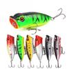 6.5cm/10g Floating Plastic Fish Lure - 5 Colors, Wave Climbing, Surface Fishing Bait