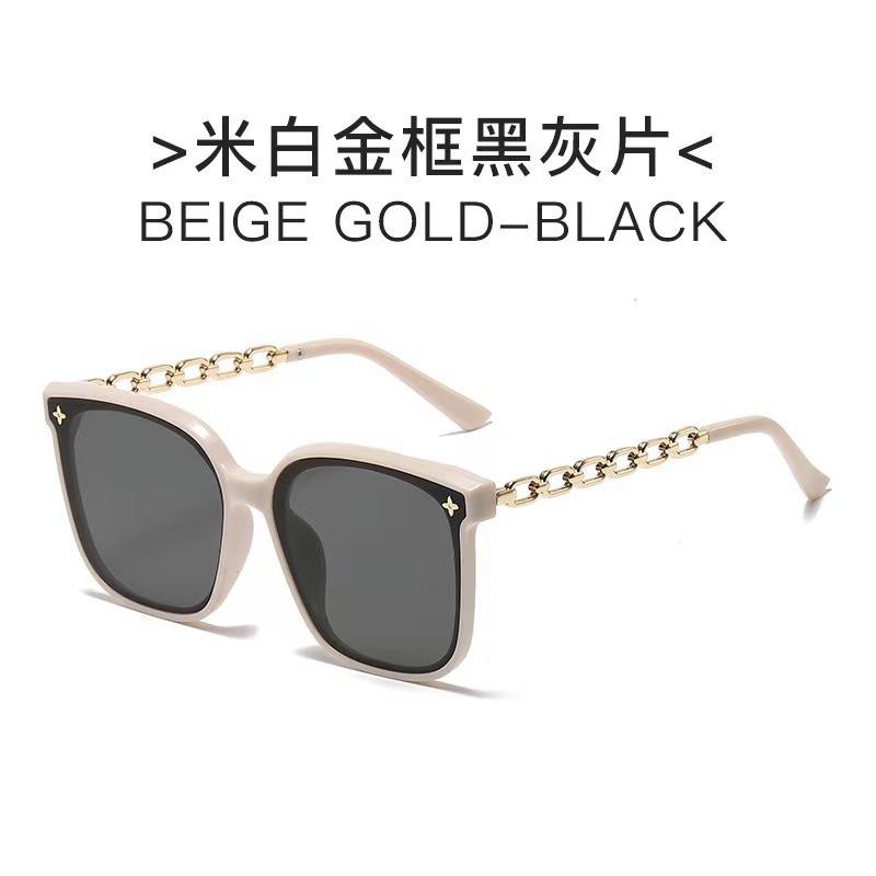 Солнцезащитные очки с большой оправой Xiaohongshu Такие же солнцезащитные очки