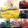 Роскошные комплекты постельного белья Домашний текстиль Покрывало Простыни Queen King Фланелевое одеяло Пододеяльник Коралловый флис Пододеяльники