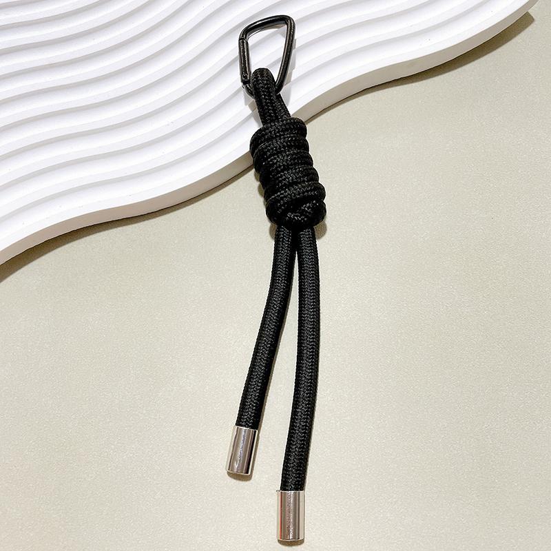 Нейлоновый брелок из плетеной вручную веревки, Y2K мода, подвеска для сумки, украшение, сделай сам, красочная подвеска, подарок