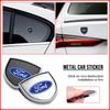1Pcs 3D Metal Auto Door Shield Emblem Car Body Badge Sticker Styling For Focus 2 3 Mondeo Mk3 F150 Fusion Mustang Mk7