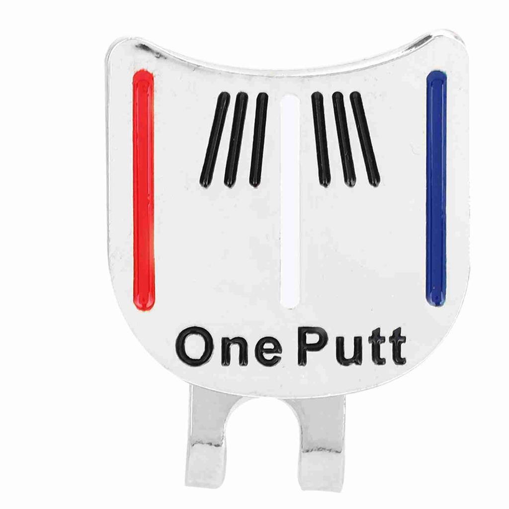 One Putt прочный металлический мини-магнитный маркер для мячей для гольфа, аксессуар для козырька для кепки гольфиста (2 #)