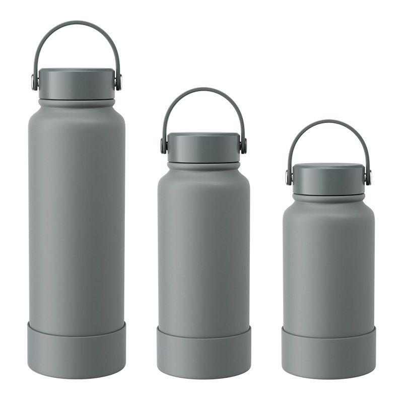 Japanese Large-Capacity Thermos Cup with Engraved Stainless Steel, Portable Outdoor Sports Water Bottle