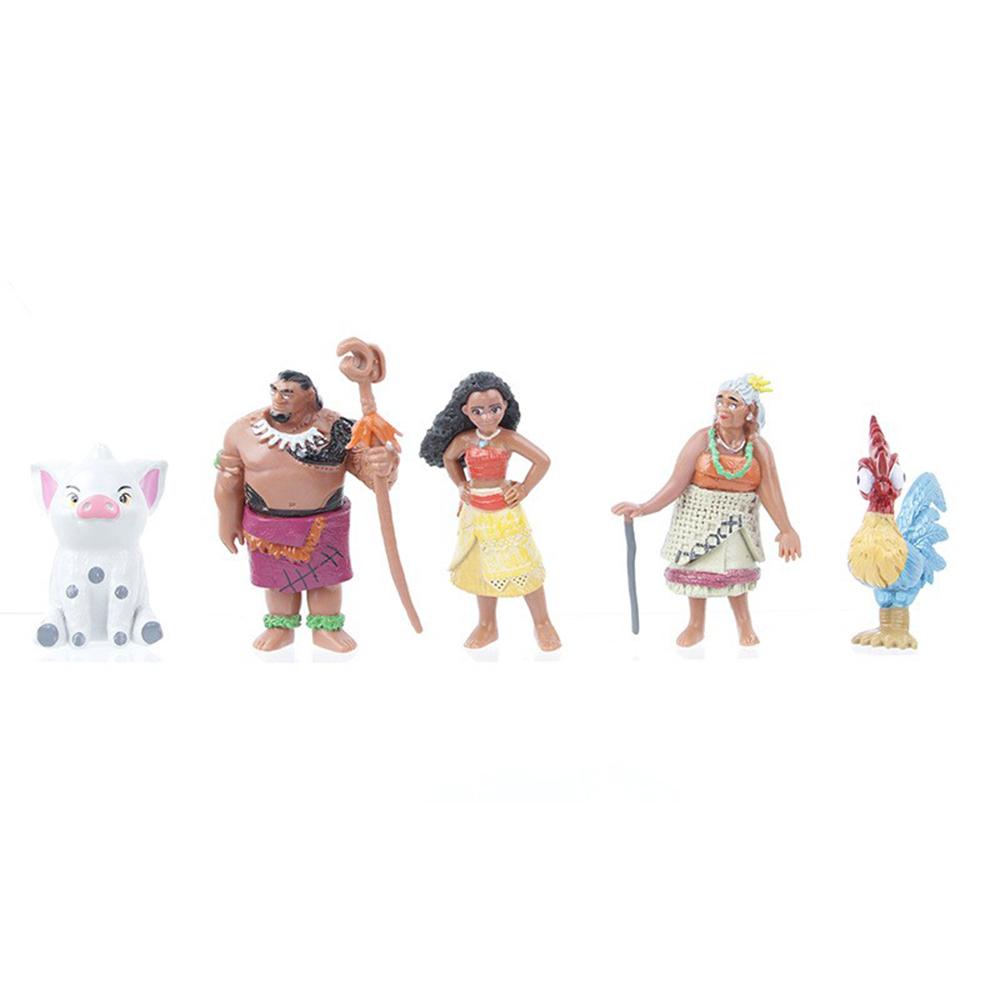 10 шт. Топперы для торта Моана, мини-фигурки для дня рождения, принадлежности для вечеринки