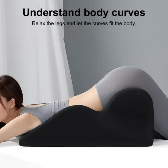 Couples Intimacy Pillow Memory Foam Wedge Cushion Back Support Pillow Multifunctional Leg Wedge Prone Cushion for Bed Lying And Sitting