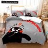 3D-принт Kawaii Cartoon Comics Kumamon Комплект постельного белья Double Twin King Пододеяльник Одеяло Наволочка Для мальчиков Девочек Взрослых Спальня