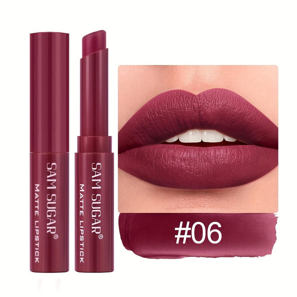 Роскошная матовая помада с мерцающим эффектом, водостойкая, стойкая, увлажняющая помада, ягодный микс розовых и красных тонов, краска для губ для более полных губ