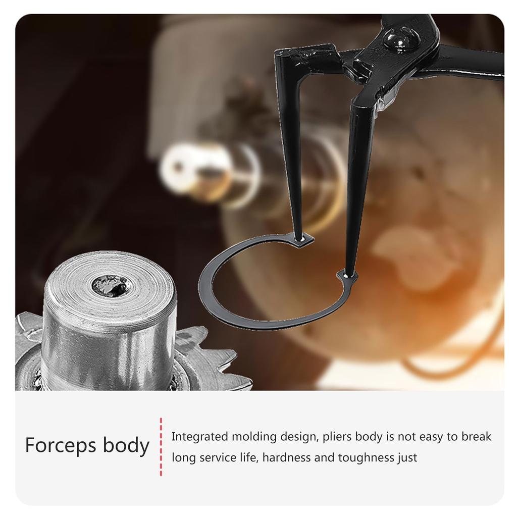 Сверхпрочные плоскогубцы для стопорных колец цилиндра Съемник внутренних колец Стопорные плоскогубцы Плоскогубцы с изгибом 90 градусов Длинногубцы