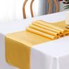 3PCS Delicate Satin Table Runner Classical Coffee Table Runner Decorative Tablecloth Banquet