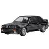 1/24 BMW M3 E30 Toy Car Model Diecast Metal Vehicle Miniature Pull Back Sound Light Doors Openable Collection Gift for Kid Boys