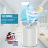 225W 3kg Portable Automatic Mini Washing Machine For Washing Socks Underwear Laundry Products Cleaning Machine Bucket Small Washing Machine