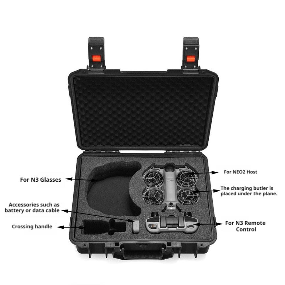 Waterproof DJI Neo2 Drone Explosion-proof Safety Box EVA Waterproof Material War-resistant Accessories