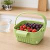 Water Drainage Sink Basket Kitchen Drain Basket, Corner Food Scrap Collector, Waste Durable Easy-Clean Utility for Fruits Vegetables Trap