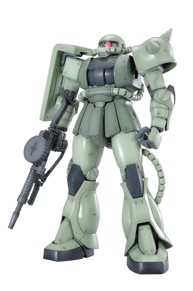 MG Mobile Suit Gundam Zaku Scale Plastic Model MS-06J Mass-produced Ver.2.0 1/100 Color-coded