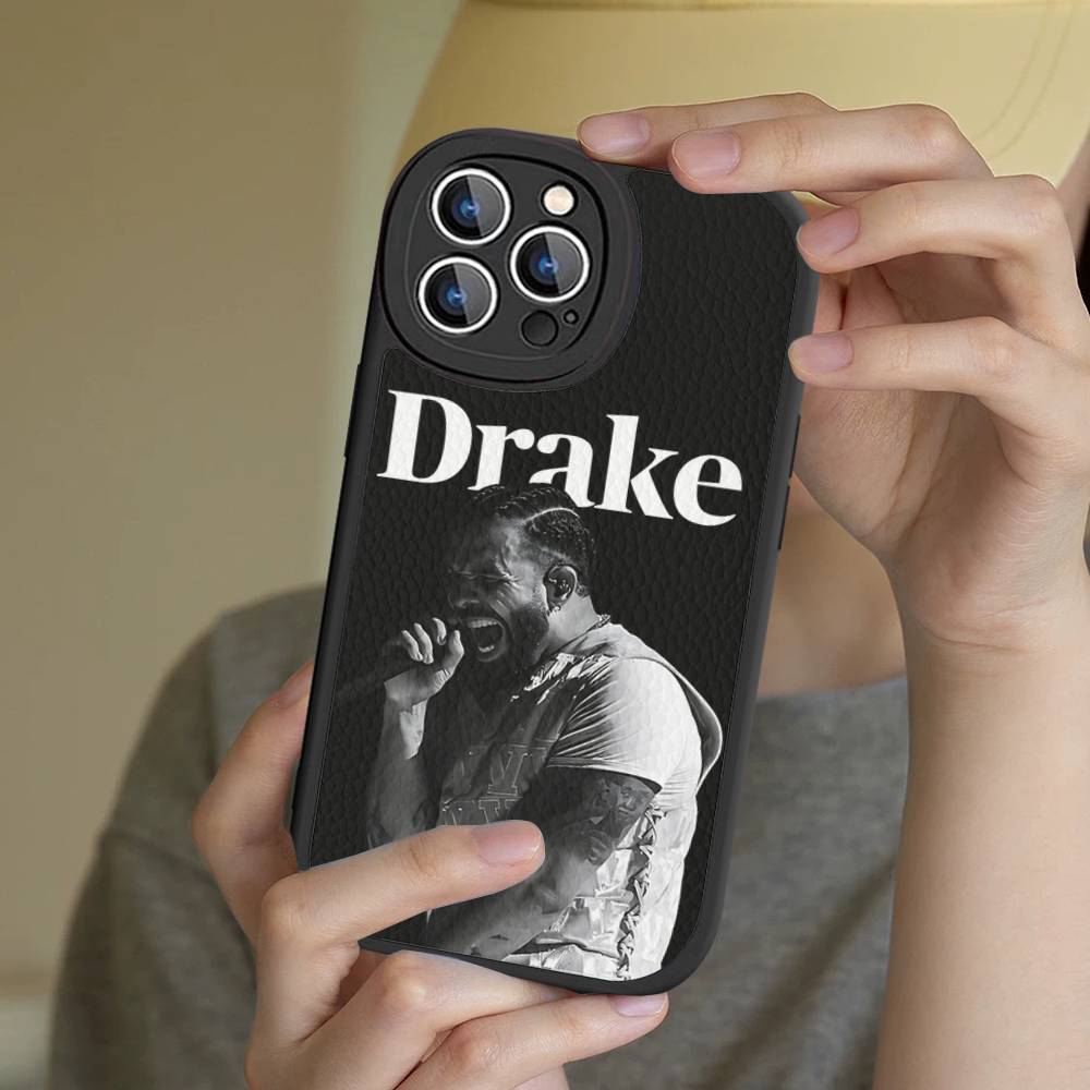 Чехол для телефона певца-рэпера D-Drake для iPhone 16 15 14 13 12 11 Pro Max Plus 16E Мягкая кожаная крышка