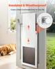 Pet Door, X-Large, with Double Magnetic Flaps and Metal Frame, Strong and Weatherproof Dog Door for Interior and Exterior Doors, Easy to Install, Easy