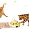 Cat Ball Toys Kitten Game Cat Teaser Wand Tracking Balls Feather Toys Multifunction Puzzle Toys for Cat No Electric Pet Supplies