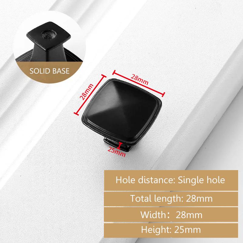 Black Furniture Cabinet Door Handle Cupboard Wardrobe Drawer Dresser Knob Pull 96/128mm Hole Kitchen Closet Manufacture Factory