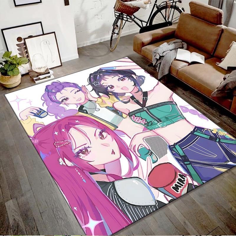 1pc KPop Demon Hunters3 Design Printed Area Rug Carpet for Bedroom Living Room Home Decor Rugs Mat Non Slip Mat Rug for Bedside