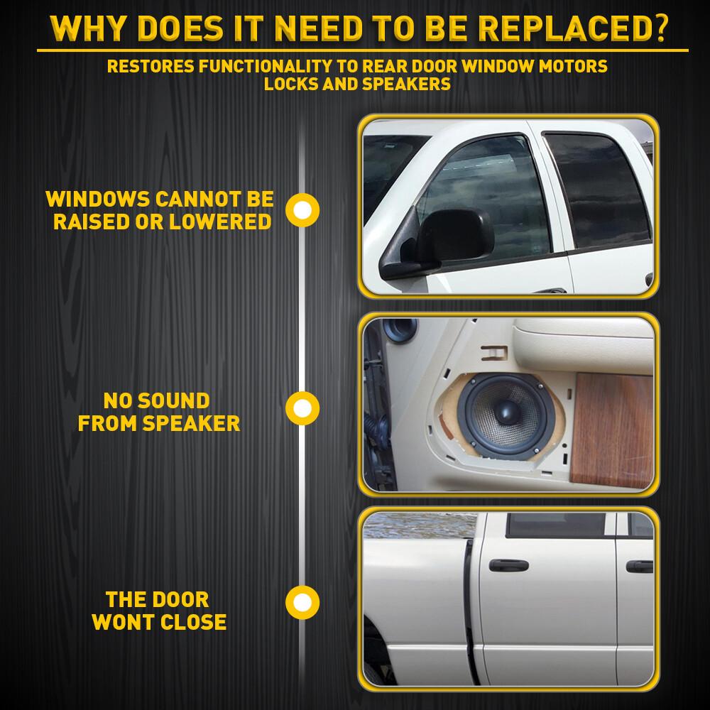 Жгут проводов задней двери подходит для 2004-2008 Dodge Ram 1500 2500 3500 #56051694AA