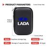 Mini Earphone Case Portable Mini Zipper Headphone Bag Storage Box Accessories For Lada Xray Granta Priora Sedan Sport Kalina