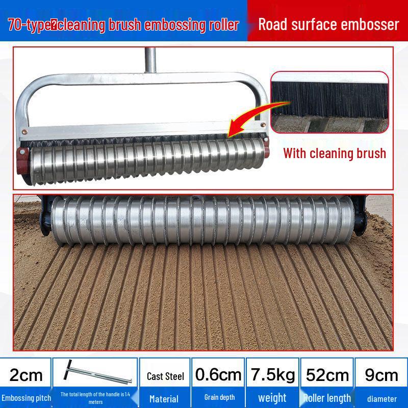 Concrete Pavement Texturizer and Anti-Slip Groover Roller Machine