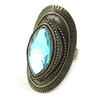 [N1039] - Designer Ring 'Cunegonde' Turquoise Gold