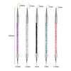 5 Pcs/set Nail  Art  Pen  Set Double-head Point Drilling Pen Drawing Line Pen Nail Art Brush Set