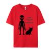 We Come In Peace Alien French Bulldog Tshirt Funny Fitted Puppy Lovers T Shirts Men Anime Printed Vintage Tee Tops Cotton