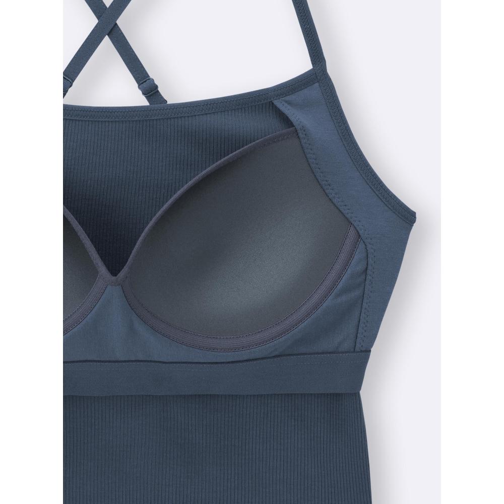 GU by Uniqlo Укороченная майка Bra Feel 2 Way