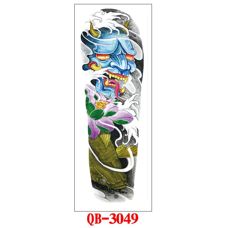 Full Arm Tattoo Sticker Full Arm, Full Arm Big Picture Tattoo Sticker, Flower Arm Tattoo Sticker Tattoo