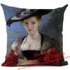 Mona Lisa Smile Art Cushion Cover Renaissance Oil Painting Style Decor Living Room Sofa Throw Pillows Home Decoration Pillowcase