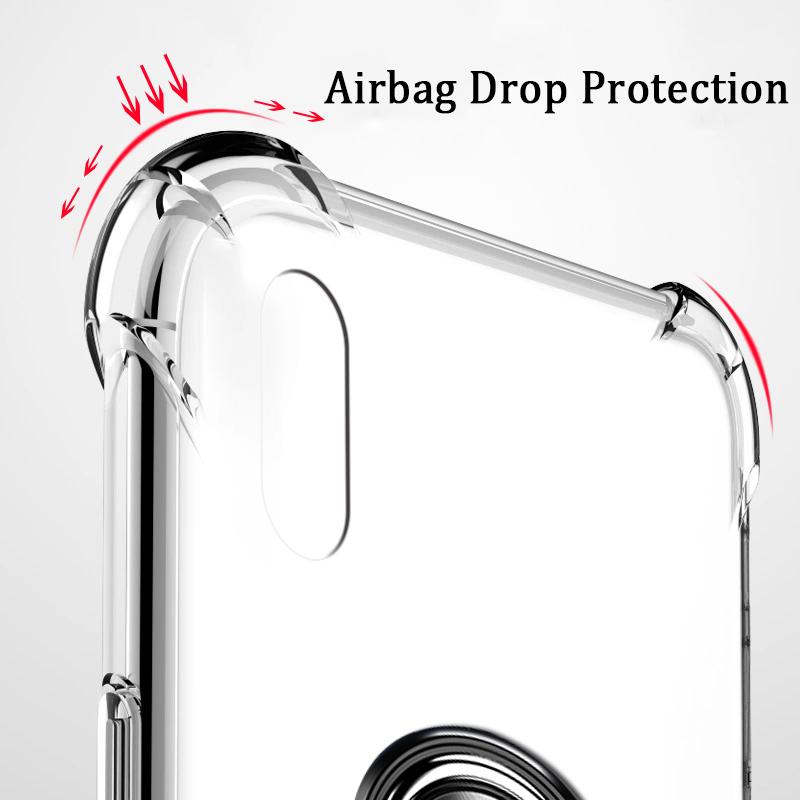 For Huawei Nova 15 Max case Ring Holder Ultra Thin Transparent Car Navigation Soft Silicone Clear cover For Huawei Nova 15 Max Phone casing