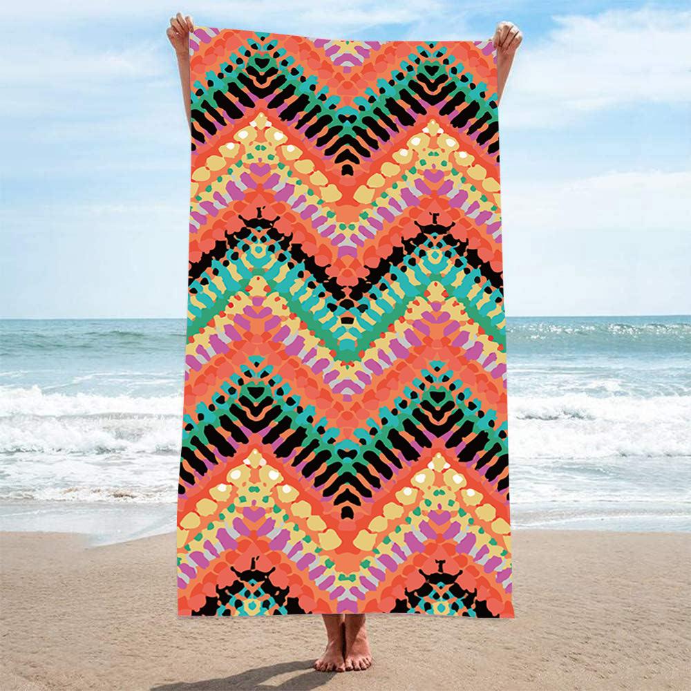 Locomotive Enthusiasts Sports Towels Quick-drying Double-sided Velvet Beach Towels Printed Bath Towels