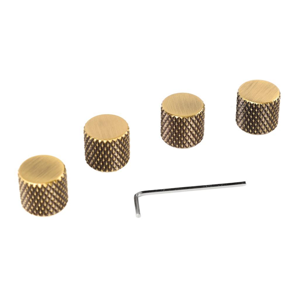 8PCS Metal Guitar Knobs Set Bronze Color Musical Instrument Accessories Electric Guitar Accessories