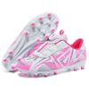 Choose button belt football shoes, primary and secondary school students competition training sports shoes TF shoes