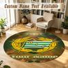 Round Rug Custom NameHammarby Pattern Non Slip Carpet Home Floor Decor