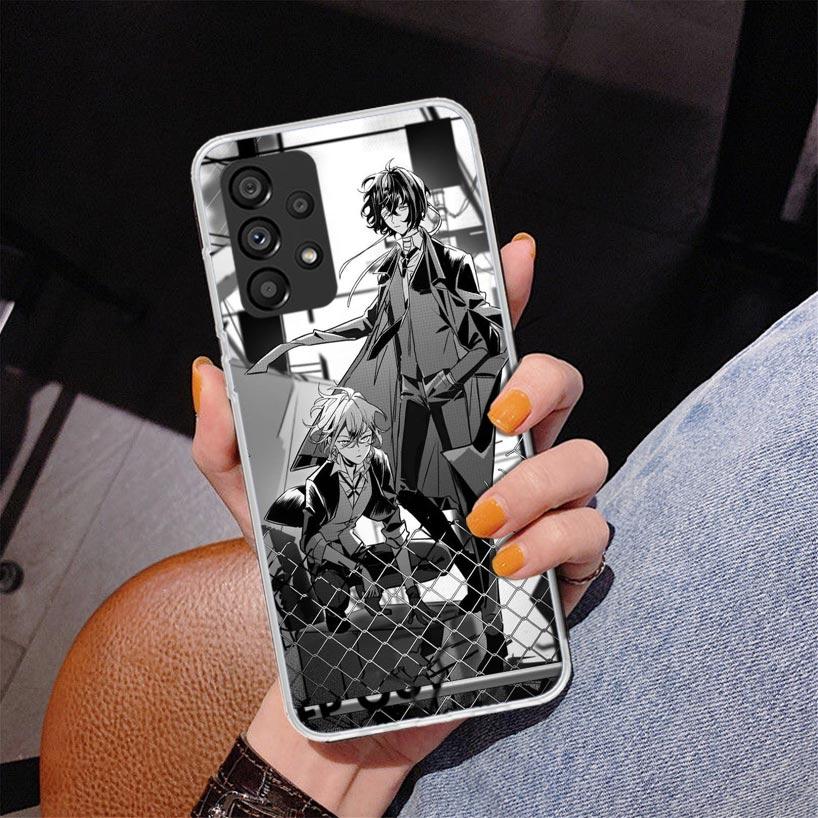 Чехол для телефона Bungo Stray Dogs Double Black для Samsung Galaxy A17 A16 A15 A14 A13 A57 A56 A55 A54 A53 A37 A36 A35 A34 A33 A26 A25