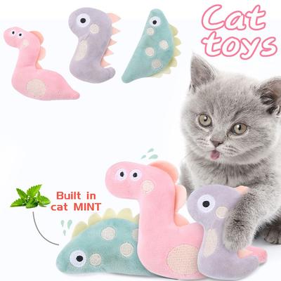Игрушки для домашних кошек Милые плюшевые животные с кошачьей мятой Кошки и кошки любят игрушки