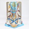 90 *90cm Square Silk Scarf Women Shawls Neckerchief Designer Print Chiffon Hijab Scarf Foulard Lady Neck Scarves Soft Big Bandana