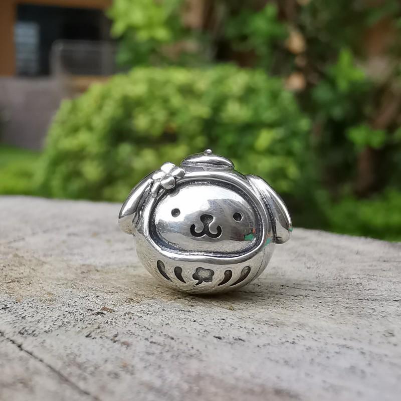 Покрытый медью кубический цирконий Herocross мультяшный кролик шарм семья мать бусины стопор подходит для оригинального европейского браслета ювелирные изделия