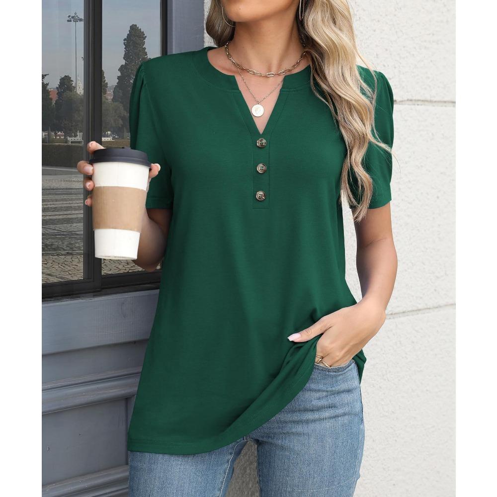 Женская летняя новая многоцветная универсальная футболка с коротким рукавом и витой пряжкой