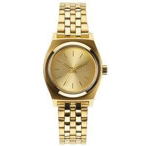 Часы - Nixon - Small Time Teller - Золотистые - Водонепроницаемые 100 м - Кварцевые Аналоговые